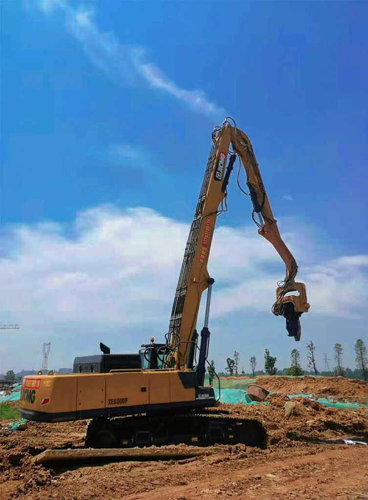excavator mounted vibro hammer