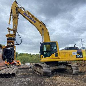 excavator side grip vibro hammer 55b model