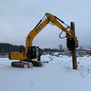 excavator side grip vibro hammer 55b model