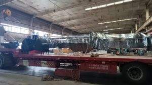 2 sections telescopic arm for excavator