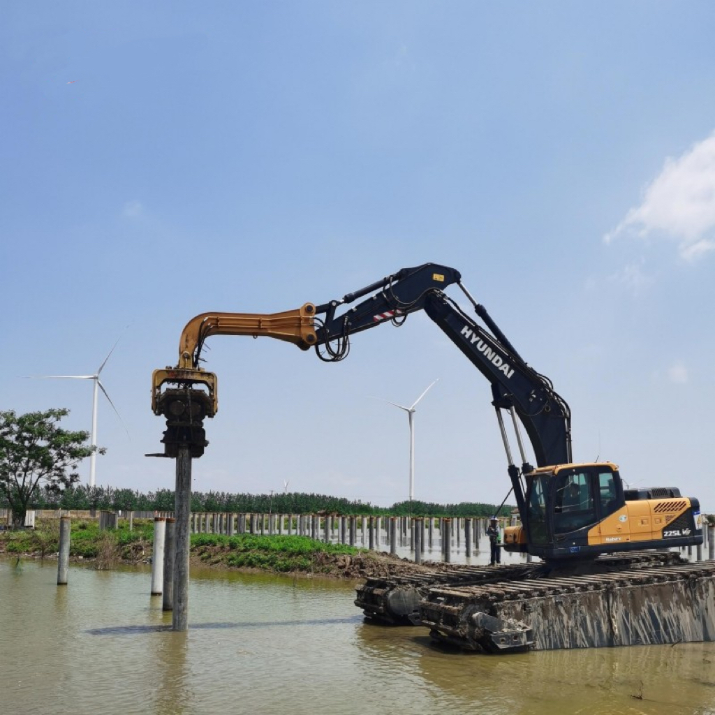 excavator mounted vibro hammer 250 model