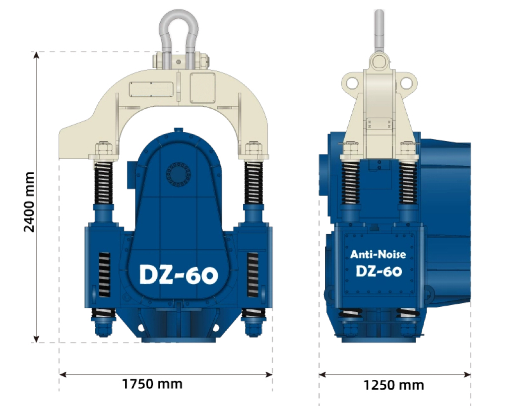 electric vibratory hammer dz60